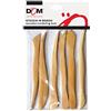 CWR Strumento per Modellare l'Argilla - Stecche in Legno da 20 cm in conf. da 6 Pz - Strumenti per Modellare Ceramica e Terracotta in 12 Forme Diverse