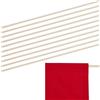 GORGECRAFT 10PZ 41CM Bastone per Sedia Da Regista Bastone di Ricambio per Sedia Rotondo con Struttura In Bambù Bastoncini per Sedile In Tela Supporto per Seggiolone Parti Accessori Asta Solida