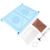 ULDIGI Macchina per Incenso Manuale Blu in Plastica Funzione Raccogli Cenere e Facile da Pulire, Kit per Creare Incenso per Stanza di Meditazione e Yoga Colore Casuale