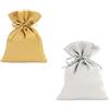 Zelda Bomboniere Sacchetto Raso Oro Argento Pz 12 Cupido&Co Bomboniere Fai da Te (Argento)