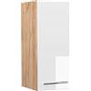 Vicco Pensile da cucina Fame-Line, Bianco lucido, 30 cm, per la combinazione con altri moduli della serie Fame-Line