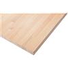 Guercio Tavola lamellare Legno FAGGIO Naturale Levigata - 800 X 400 mm - Spessore 18 mm