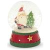 Mousehouse Gifts Palle di Vetro Globo di Neve di Natale Sfera di Vetro con Neve Decorativa di Babbo Natale