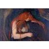 1art1 Edvard Munch Poster XXL Vampiro, 1895 Stampa Geante 120x80 cm