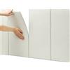 Koncey 5PCS Pannelli Imbottiti per Pareti Bambini, Pannello Imbottito, Testiera Cuscino da Parete Testiera Letto Imbottita, Anti Collisione - Isolamento, Adesivi, 30x60cm, Facile da Installare ( Colore : Bia
