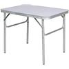 Bonussi Tavolino Pieghevole con Struttura in Alluminio 75x55x60 Ideale per Campeggio