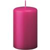 Candelotto Candele Pilastro, Candelotto, Candele Cilindriche rosa fucsia (Fuchsia) 6 x 4 cm, 12 Pezzi