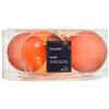 Kaemingk Palline di Natale in vetro 8 cm, 4 pezzi - opaco e lucido trasparente - grandi palline per albero di Natale - decorazioni per albero di Natale & decorazioni per albero di Natale - arancione caldo