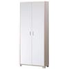 MONDO VIRO Mobile 2 ante in legno con piedini Ilumia armadio cm 83x29 190h (Olmo Chiaro/Bianco Fiammato)