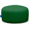 Bruni Pouf Sgabello M in Verde Abete - Pouf rotondo, per interni ed esterni come poggiapiedi, adatto per yoga, seduta per meditazione, prodotto in Germania