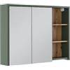Vicco Mobile a specchio per bagno Viola, Verde/Artigianale, 100 x 75 cm