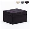 Produce Shop Pouf Poltrona Letto Pieghevole in Tessuto Sweet Relax - Nero