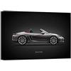 DìMò ART Quadro Stampa su Tela con Telaio in Legno Rogan, Mark Porsche Boxster 718 Misura 40x30 CM