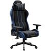 DIABLO Sedia Gaming Bambino Ergonomica per Ragazzi Sedia Ufficio Junior Reclinabile 140 Gradi Supporto Lombare Regolabile Altezza Accoudoirs Regolabili Tessuto Traspirante Compatta