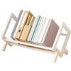Generic Libreria da tavolo, scaffale per libri da tavolo, organizer da scrivania per libri e , libreria compatta da scrivania con design inclinabile, perfetta per dormitori e uffici domestici