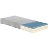 Materassimemory.eu Materasso Singolo Memory Onda Misura 90x190 Alto 21 cm Rivestimento Sfoderabile