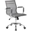 Archimede HC-9815M, Dallas Poltrona Direzionale, Grigio, 54 x 62 x 102 cm