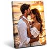 Fotonews Stampa su Tela Personalizzata con Foto, 15x20 cm, Quadro Canvas HD Pronto da Appendere, Idea Regalo per Coppia, Famiglia e Compleanno