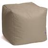 Avalon - Pouf Poggiapiedi CUBO Jive, Puff Poggiapiedi Divano quadrato, Pouffe Imbottito in Tessuto Tecnico Resistente e Antistrappo, Comodo e Impermeabile, Made in Italy (45cm-Corda)