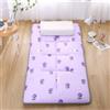 YOUGANG Futon, materasso da pavimento pieghevole, arrotolabile, tatami, singolo/twin/matrimoniale/queen/king size, futon giapponese, materasso da campeggio con retro antiscivolo (viola, 100 x 200 cm)