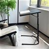 HUOLE Tavolino Pieghevole Portatile, Scrivania per Computer Portatile, Tavolo Regolabile in Altezza per Camera da Letto, Soggiorno, Letto, Pieghevole, Regolabile in Altezza (43 x 43 x 69 cm)