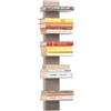 CASSETTE POSTALI ALUBOX ALUBOX DEMETRA Libreria Da Parete In Alluminio E Lamiera Zincata 83,5X23X21 Cm Sospesa 6,6 Kg Con 5 Mensole 17x23 Cm Salvaspazio Con Inserti A L E Attrezzatura (SABBIA)