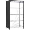 Generisch Custodia protettiva per scaffali di dimensioni 91 x 45 x 182 cm, tessuto Oxford, resistente, antipolvere, copertura per scaffali