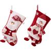Jzoowar Calze di Natale, Caramelle, Decorazioni per la Casa, Sacchetti Regalo, Decorazioni per Appendere L'Albero di Natale.