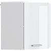 Vicco Mobile angolare da cucina R-Line, Bianco lucido, 57 cm