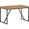 RJPLMFV Tavolo da Pranzo Scrivania da Cucina Adatta per soggiorni 120x60x76 cm Legno Massello di Acacia e Mango