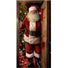 Lieawy Copriporta Babbo Natale | Poliestere Festivo per Feste Invernali | Copertura per Porta Babbo Natale Decorazione Natalizia - per Ingresso Cortile Negozio Aperture Francesi Festa E Vigilia
