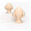 Lupia PUMO colorato Crema Avorio Salentino Chiuso New Decorazione in Ceramica tipica pugliese Medio H 12 cm