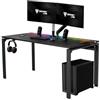 Secretlab MAGNUS Metal Desk | Scrivania da gaming ergonomica con ecosistema magnetico | Vassoio passacavi integrato | Tappetino da Scrivania Magnetico in Similpelle Black & Red | Garanzia per 5 anni