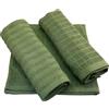 Maison Sucrée Set n° 3 Strofinacci asciugotti in Spugna cm. 50x50, Verde