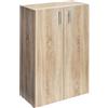 Casaria® Mobiletto Ingresso Vela a 2 Ante con Ripiani 115,5x60x30cm Credenza Comò Armadietto Multiuso Ufficio Cassettiera Mobile Entrata Mobiletti