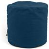 ARKETICOM Soft Chill Pouf Sacco Poggiapiedi Morbido Rotondo Sfoderabile Puff da Salotto 42x42 Blu Petrolio