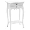 Pieffe Mobili Francesino Comodino, Legno, Bianco, 45x35x70 cm