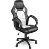TRESKO® Sedia da ufficio Poltrona ufficio Versione Racing 14 diferente colores, braccioli imbottiti, inclinazione, sollevare SGS testato