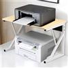 HUOLE Scaffale Cucina Salvaspazio, Espandibile Mensola Microonde, Mobile Cucina Salvaspazio Scaffale a 2 Livelli , adatto per Forni a Microonde, Utensili da Cucina -54*35*34,5 cm: colore acero bianco