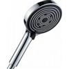 GreenGeist Soffione Doccia a Risparmio Idrico, 5 Tipi di Getto, 135 mm, 7 l/min, con Funzione Anticalcare, Cromato
