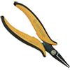 Piergiacomi - PN2007 Pinza Lunga con becchi Piatti zigrinati, Testa Media - Adatta alla Presa di componenti in Aree difficilmente accessibili - Arancione - Made in Italy