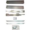 Grass Gress Nova Pro SCALA - Set di cassetti a estrazione completa smorzata e sincronizzata, 40 kg, altezza 90 mm, con guide rettangolari, cassetto estraibile (NL 500 mm, Silver) di UMAXO®
