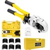 LENJKYYO Pinza Crimpatrice Idraulica 8T, Pinza a Pressare Idraulica con 4 Matrici TH 16-20-25-32 mm，Crimpatrice Idraulica per Tubi Multistrato, PEX e PB, Testa Girevole 360° con Cassetta di Trasporto