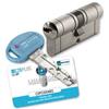 MOTTURA CILINDRO EUROPEO SICUREZZA MOTTURA C28 PLUS mm 77 MM 31/46 ANTIBUMPING CERTIFICATO 3 CHIAVI