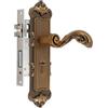 WINPANG Serratura per porta in stile europeo, Con Maniglia Serratura Cilindro Antico Bronzo Colori Per Il Soggiorno Camera Da Letto Porta