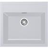 Franke SID 610 114.0205.051 Lavello da Incasso Sirius Tectonite, Bianco