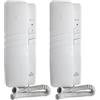 GASIASHOP SRL CITOFONO INTERFONO DIGITALE WIRELESS 433 MHZ DA PARETE 2 UNITA' DA INTERNO INTERCOMUNICANTE AC 220V / DC 5V