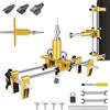 Aisny Kit per Mortasatura Serratura Porta, Sega a Tazza per Serratura Porta Apriscatole per Serratura Porta con 3 Frese in Acciaio al Tungsteno Dima per Mortasatura da 18 22 24mm per Installazione Porta