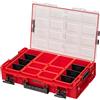QBRICK SYSTEM Cassetta Attrezzi Vuota Porta ONE Organizer XL 2.0 RED Ultra HD Rosso 600 x 400 x 145 mm