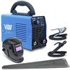 VECTOR WELDING Set di saldatrici per elettrodi MMA | 14 pezzi | 10 fino a 200 A | ARC200G | funzione hotstart | ARC FORCE | Compatto e leggero | MMA/STICK/E-HAND | Tecnologia IGBT | Vector Welding